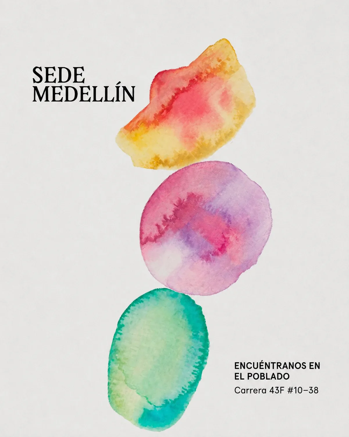Afiche de Piedra sede Medellín